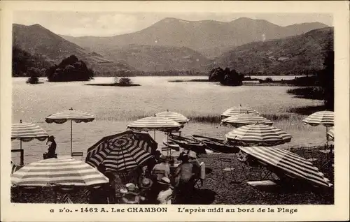 Ak Lac Chambon Puy-de-Dôme, Der Strand