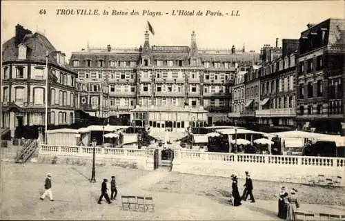 Ak Trouville, Königin der Calvados-Strände, Hotel de Paris