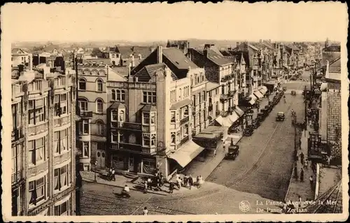 Ak La Panne De Panne Westflandern, Avenue de la Mer