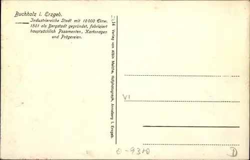 Ak Annaberg Buchholz im Erzgebirge, Annaberg, Gesamtansicht