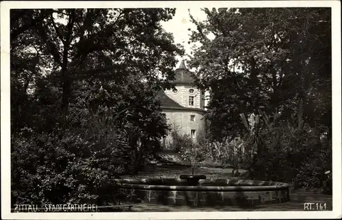 Ak Zittau in Sachsen, Stadtgärtnerei