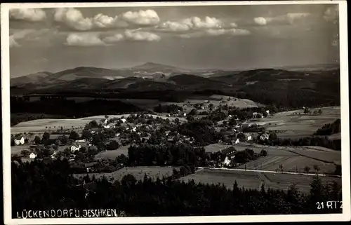 Ak Lückendorf Oybin Oberlausitz, Gesamtansicht, Lausitzer Gebirge