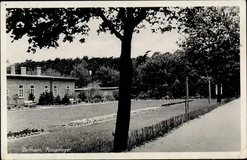 Ak Zeithain in Sachsen, Hauptlager, Gebäude, Truppenübungsplatz