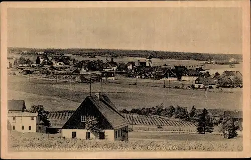 Ak Zinnwald Georgenfeld Altenberg im Erzgebirge, Gesamtansicht