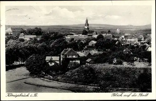 Ak Königsbrück Sachsen, Gesamtansicht