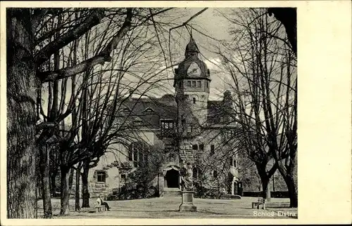Ak Elstra in der Oberlausitz Sachsen, Schloss Elstra