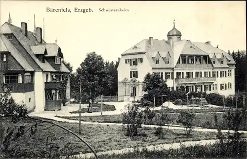 Ak Bärenfels Altenberg im Erzgebirge, Schwesternheim