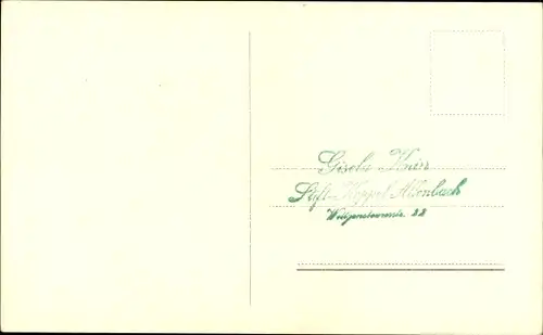 Ak Schauspielerin Hilde von Stolz, Portrait, Haarschmuck, UfA, Autogramm