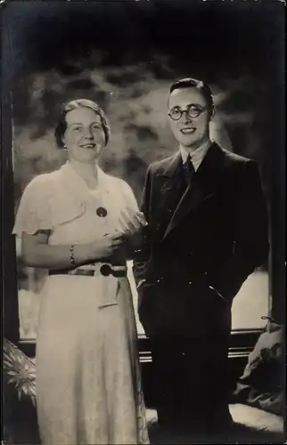 Ak Prinzessin Juliana, Prinz Bernhard von Lippe Biesterfeld