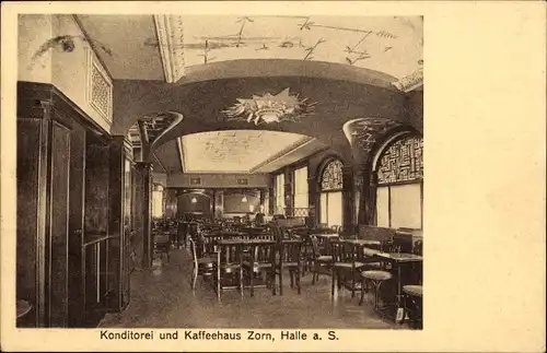 Ak Halle an der Saale, Konditorei und Kaffeehaus Zorn