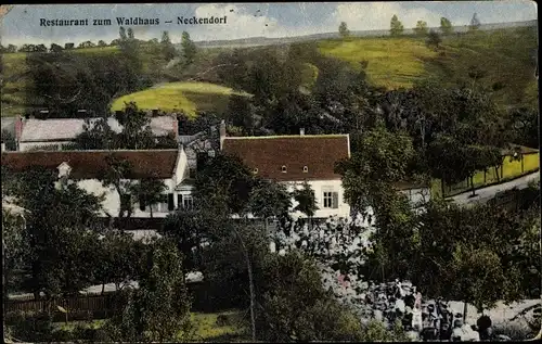 Ak Neckendorf Lutherstadt Eisleben in Sachsen Anhalt, Restaurant zum Waldhaus