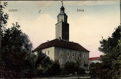 Ak Lützen im Burgenlandkreis, Schloss