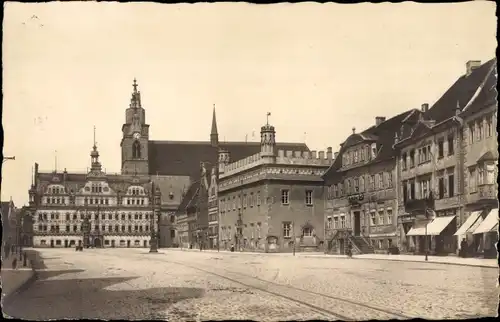 Ak Zerbst in Anhalt, Straßenpartie