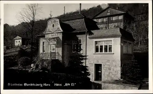 Ak Blankenburg am Harz, Bibelheim, Haus