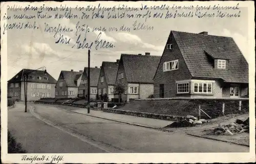 Ak Neustadt in Holstein, Straßenpartie, Siedlung