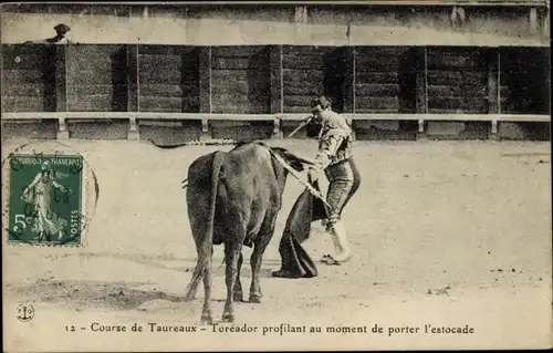 Ak Bull Race, Toreador-Profilierung im Moment des Schlags