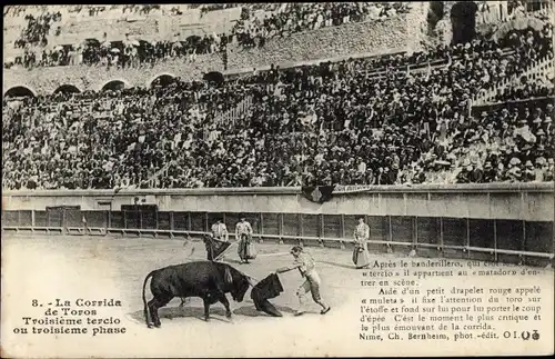 Ak La Corrida de Toros, Drittes Tercio oder dritte Phase