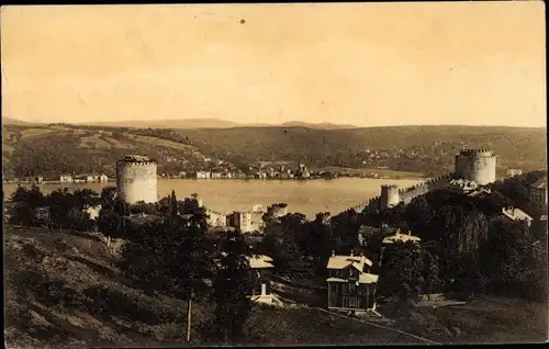 Ak Konstantinopel Istanbul Türkei, Rouméli, Anatli Hissar