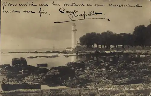 Ak Konstantinopel Istanbul Türkei, Leuchtturm
