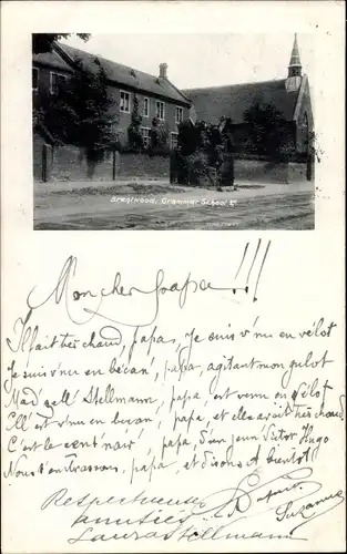 Ak Brentwood Essex England, Crammer School