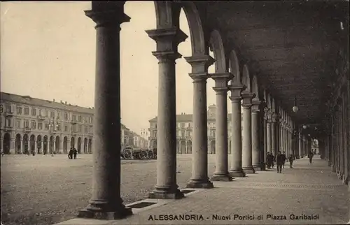 Ak Alessandria Piemonte, Nuovi Portici di Piazza Garibaldi