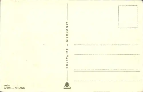 Ak Suomi Finnland, Fernsicht vor der Aussichtsplattform
