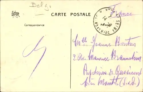 Ak Gent Ostflandern, Im Kleinen Beginenhof, dem Garten eines Klosters