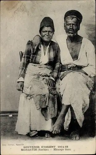 Ak Bitola Monastir Mazedonien, Ménage Turc, Volkstrachten