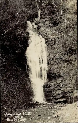 Ak Newtown Powys Wales, New Radnor, Wasserfall