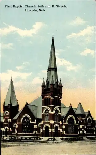 Ak Lincoln Nebraska USA, First Baptist Church