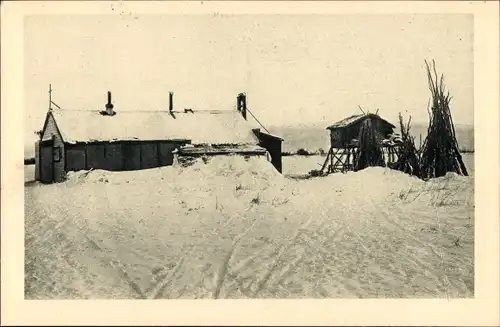 Ak Alaska, Mission Unserer Lieben Frau von Lourdes, Mary's Iglu, die letzte katholische Mission