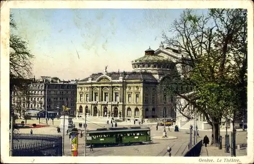 Ak Genf Genf Schweiz, Theater