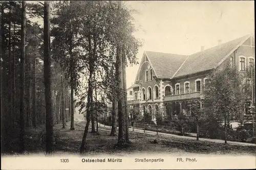 AK Ostseebad Graal Müritz, Straßenpartie