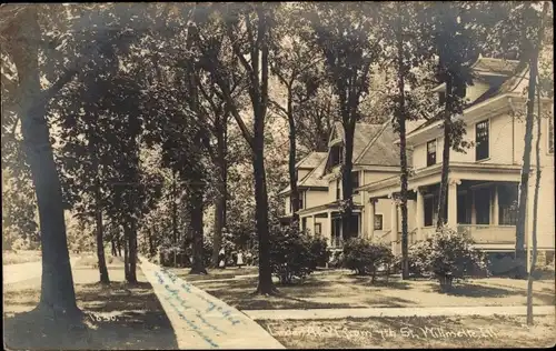 Foto Ak Wilmette Illinois USA, Linden Road