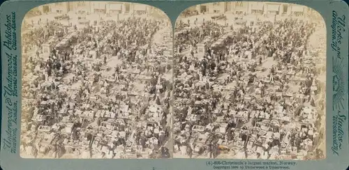 Stereofoto Christiania Norwegen, Markt