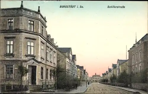 Ak Burgstädt in Sachsen, Schillerstraße