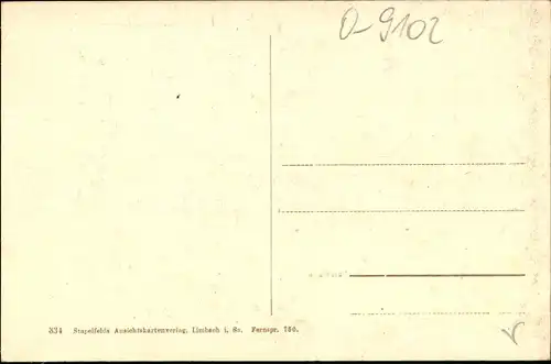 Ak Limbach Oberfrohna Sachsen, Bahnhofstraße