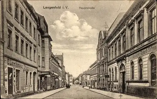 Ak Lengenfeld im Vogtland Sachsen, Hauptstraße, Handlung E. Lambateur