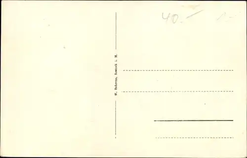 Ak Świnoujście Swinemünde Pommern, Restaurant und Logierhaus, Bollwerk 17