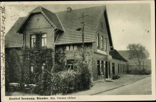 Ak Blender in Niedersachsen, Gasthof Seekamp