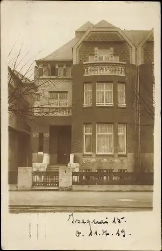Foto Ak Hamburg Nord Eppendorf, Straßenpartie, Wohnhaus