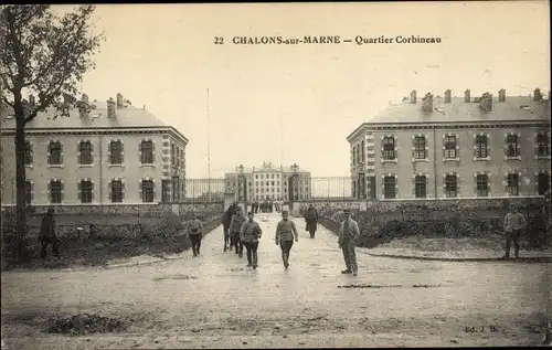 Ak Chalons sur Marne, Quartier Corbineau