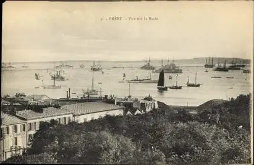 Ak Brest Finistère, La Rade