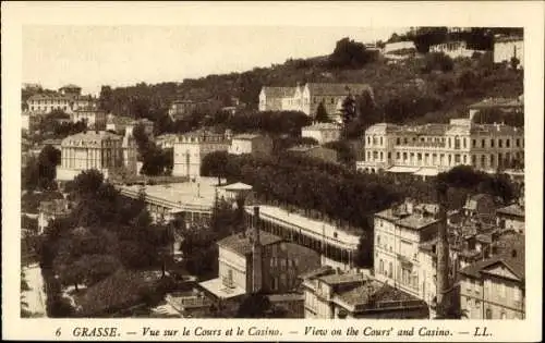 Ak Grasse Alpes Maritimes, der Golfplatz, das Casino