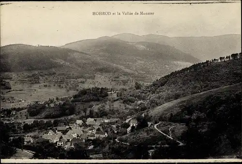 Ak Hohrod Elsass Haut Rhin, Ortsansicht, Münstertal