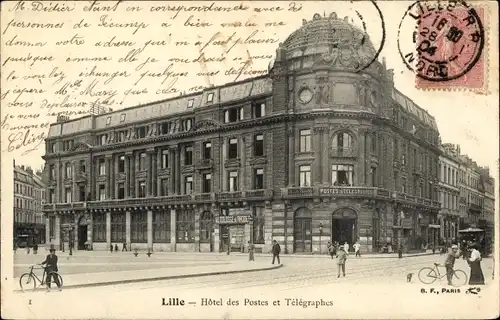 Ak Lille Nord, Hotel des Postes et Telegraphes