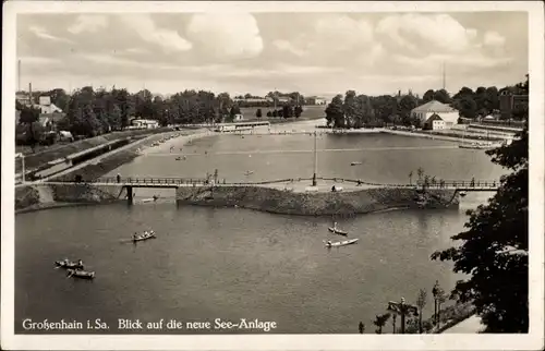 Ak Großenhain Sachsen, See-Anlage