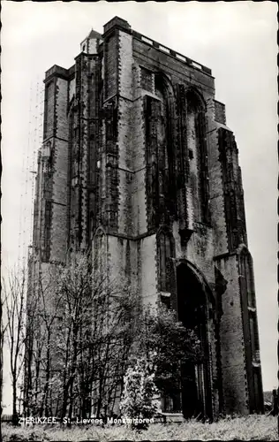 Ak Zierikzee Zeeland, Sint Lievens Monstertoren