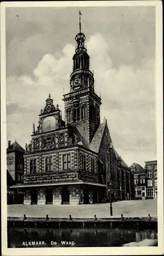 Ak Alkmaar Nordholland Niederlande, De Waag