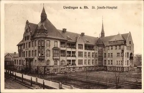 Ak Uerdingen Krefeld am Niederrhein, St. Josefs Hospital